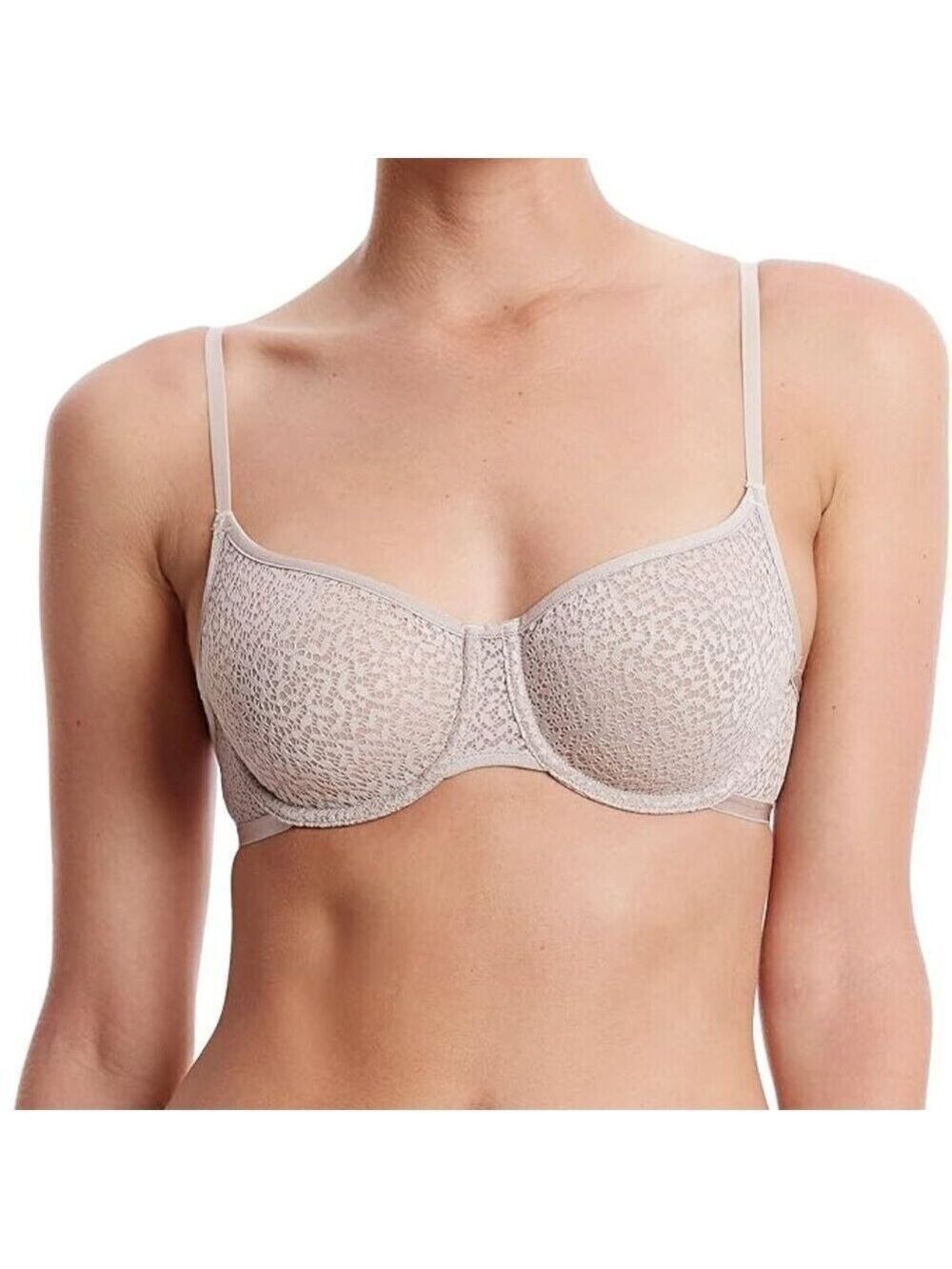 NWT DKNY Modern Lace Sheer Demi Bra 32D
